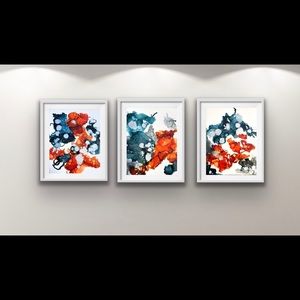 “THE REEF” Abstract Alcohol Ink Painting!